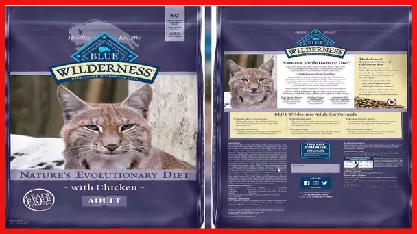 Blue Buffalo Wilderness High Protein Grain Free, Natural Adult Dry Cat Food