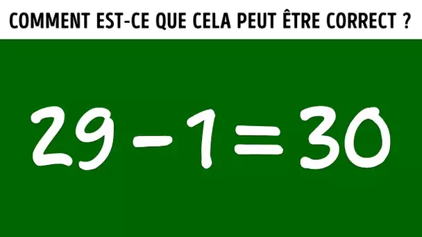 10 Casse-Têtes Mathématiques Qui te Laisseront Perplexe