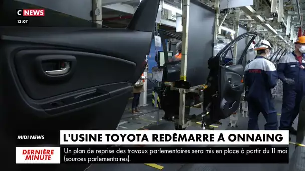 L'usine Toyota redémarre à Onnaing