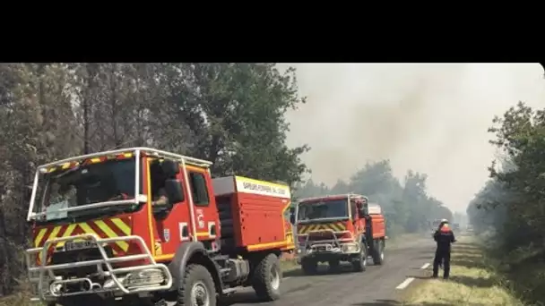 Incendies en Gironde : la situation se stabilise à Landiras