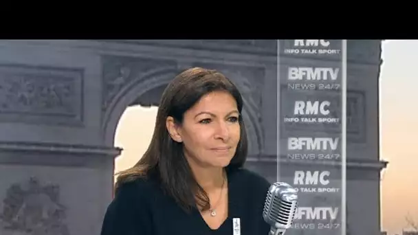 Anne Hidalgo est face à Jean-Jacques Bourdin sur RMC et BFMTV