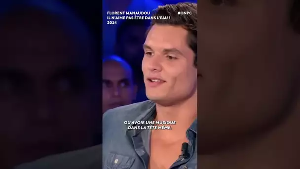 Florent Manaudou n'aime pas être dans l'eau ! 😮 #onpc #shorts