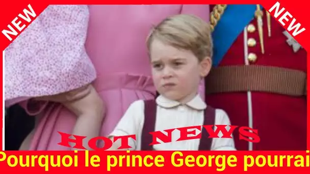 Pourquoi le prince George pourrait être séparé de ses parents