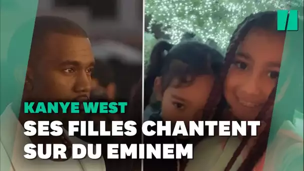 Quand les filles de Kanye West tentent de rapper sur un classique d'Eminem