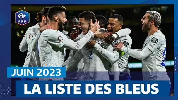 Les 23 Bleus pour juin 2023, Equipe de France I FFF 2023