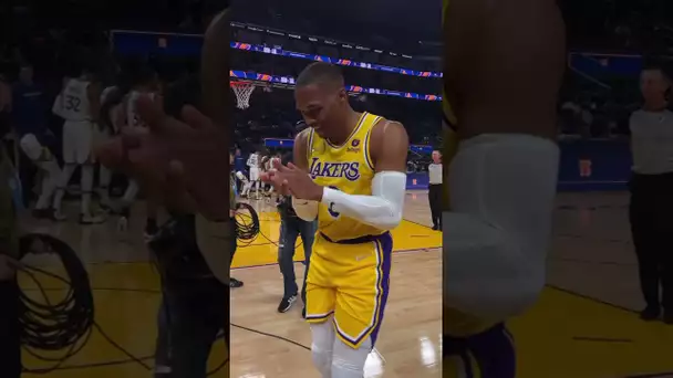 Follow Russell Westbrook During His Lakers Debut | #Shorts