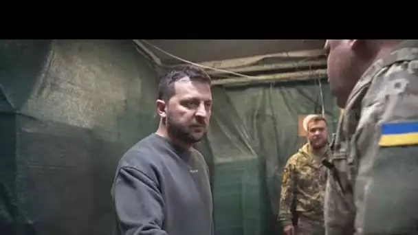 Kyiv publie une vidéo d'une nouvelle visite du président Zelensky sur le front Est