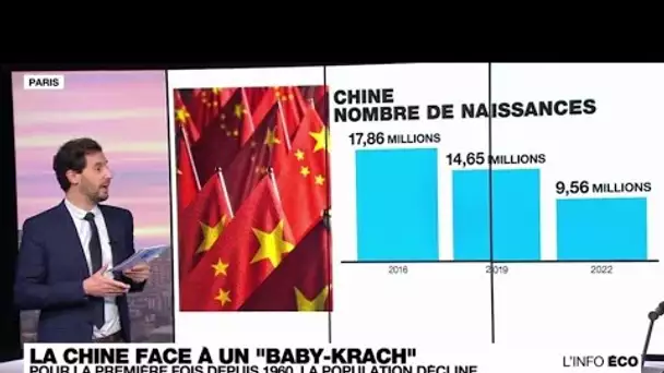 La population chinoise décline pour la première fois depuis le début des années 1960 • FRANCE 24