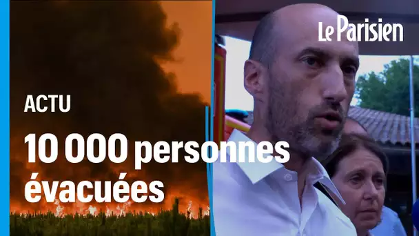 Incendies en Gironde : « Notre priorité c’est de sauver des vies », déclare le préfet