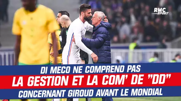 Equipe de France : Di Meco ne comprend pas la gestion et la com' de Deschamps concernant Giroud