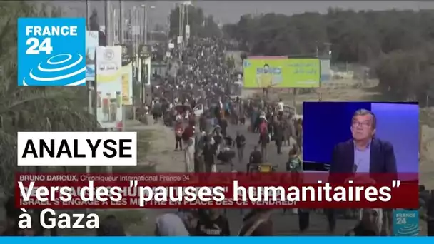 Vers des "pauses humanitaires" à Gaza : Que sait-on de cette annonce ? • FRANCE 24