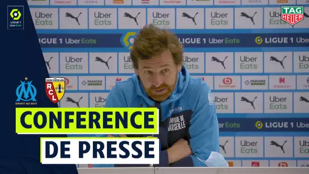 Conférence de presse OLYMPIQUE DE MARSEILLE - RC LENS (0-1)  / 2020/2021