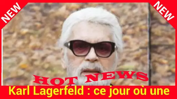 Karl Lagerfeld : ce jour où une journaliste l’a fait pleurer