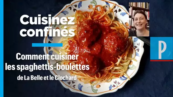 Comment cuisiner des spaghettis aux boulettes de viande à la «Belle et le clochard»