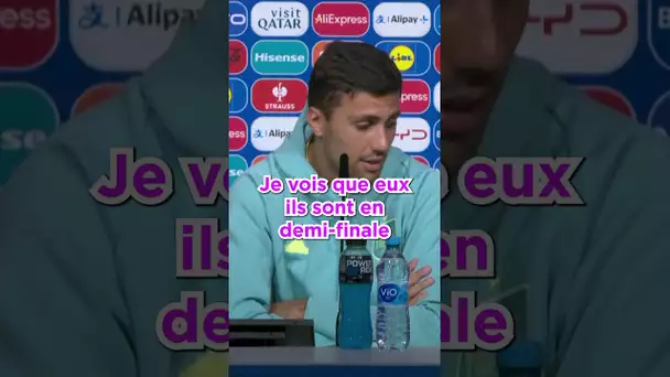 👀 Rodri n'est pas d'accord avec les critiques sur le jeu des Bleus ! #beINEURO2024 #Euro2024