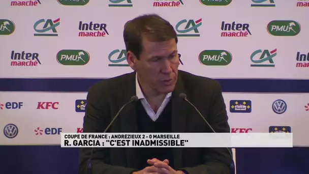 Rudi Garcia : "C'est inadmissible"