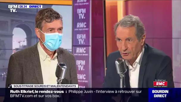 Le professeur Eric Caumes face à Jean-Jacques Bourdin sur RMC