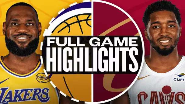 LAKERS at CAVALIERS | FULL GAME HIGHLIGHTS | October 30, 2024