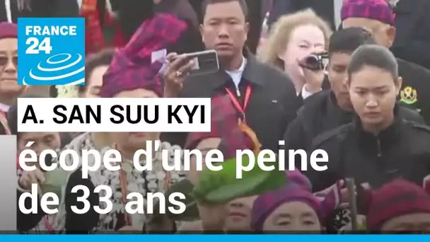 A. San Suu Kyi : en totalité, la dirigeante déchue écope d'une peine de 33 ans • FRANCE 24