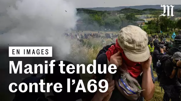 En images : la mobilisation contre l’A69 dégénère en affrontements avec les forces de l’ordre