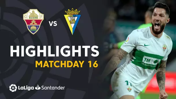 Resumen de Elche CF vs Cádiz CF (3-1)