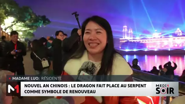 Nouvel An chinois : le dragon fait place au serpent