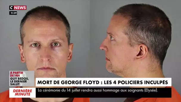 Mort de George Floyd : les 4 policiers inculpés