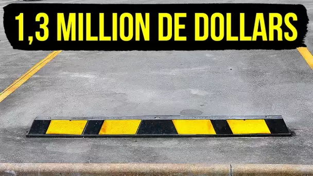 Une place de parking qui a coûté 1,3 million de dollars + 31 autres objets plutôt onéreux