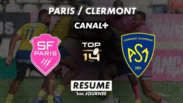 Le résumé de Paris / Clermont - TOP 14 - 1ère journée