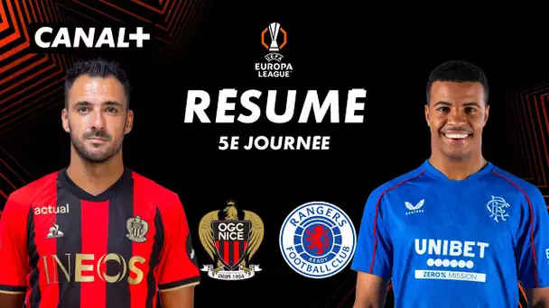 Le résumé de OGC Nice vs. Glasgow Rangers - Ligue Europa 2024-25 (J5)