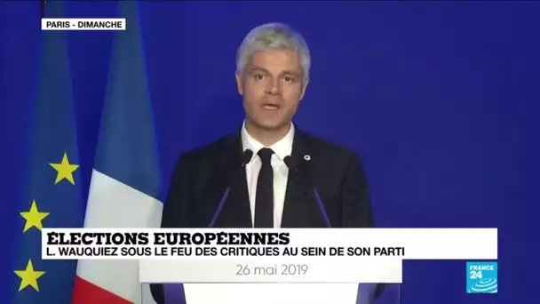 Laurent Wauquiez sous le feu des critiques après les Européennes