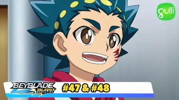 BEYBLADE BURST ​EVOLUTION 🌀 À pleine puissance! + Un travail d'équipe en demi-finales! (Ep 47&48)​