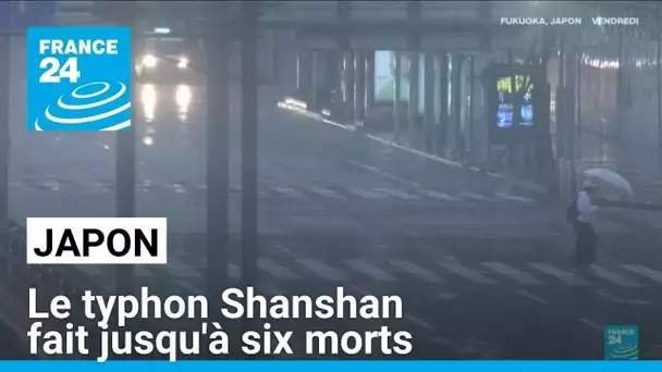 Japon : le typhon Shanshan fait jusqu'à six morts • FRANCE 24