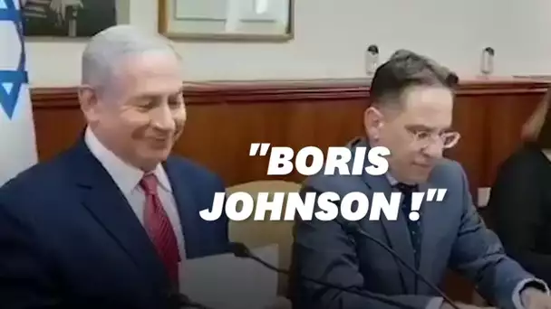 Benjamin Netanyahu confond Boris Johnson et Boris Eltsine