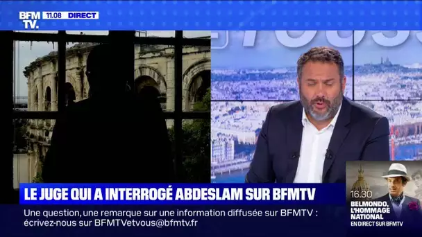 Christophe Teissier, ancien juge antiterroriste qui a interrogé Salah Abdeslam est l'invité de BFMTV