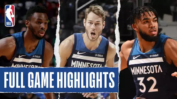 TIMBERWOLVES at PISTONS | FULL GAME HIGHLIGHTS | November 11, 2019