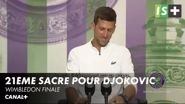 21ème sacre pour Djokovic - Wimbledon finale