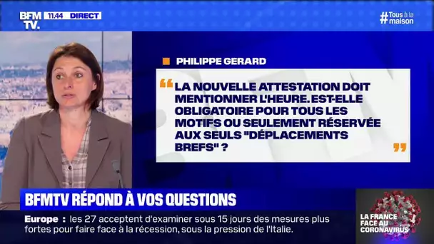 La nouvelle attestation est-elle obligatoire pour tous les motifs ?