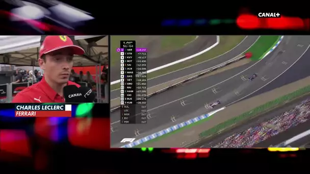 La première réaction de Charles Leclerc