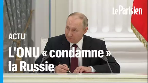 Ukraine : les Occidentaux « condamnent» la reconnaissance par la Russie des Etats séparatistes