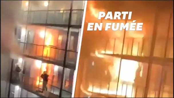 Un incendie ravage une résidence étudiante en Grande-Bretagne