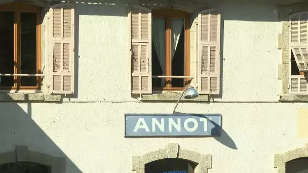 A Annot avec le train des Pignes et les chemins de fer de Provence