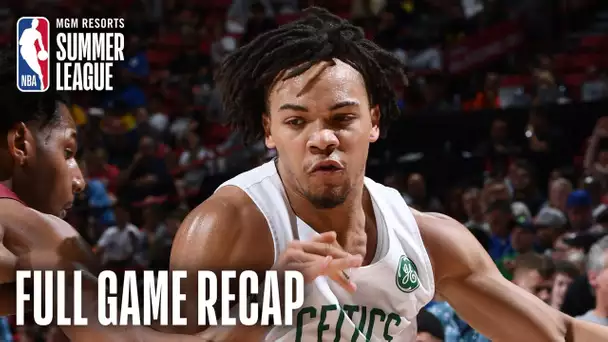 CAVALIERS vs CELTICS | Edwards & Fall Lead BOS Past CLE | MGM Resorts NBA Summer League