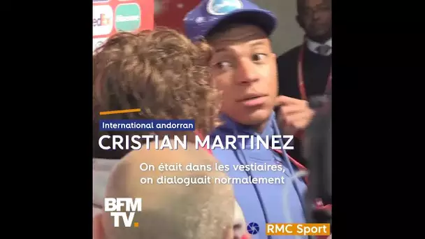 Le joueur d'Andorre qui a enlevé la capuche de Kylian Mbappé explique son geste