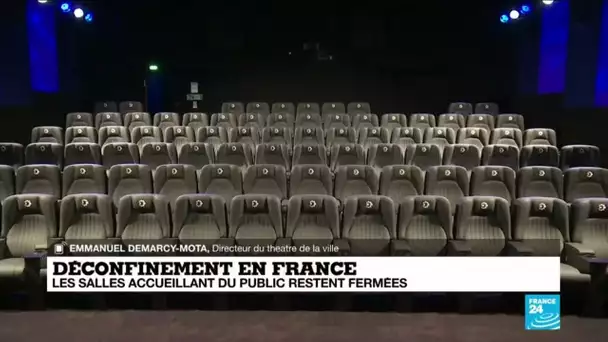 Déconfinement en France : les salles accueillant du public restent fermées