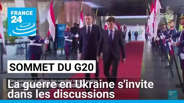 Sommet du G20 à Rio : la guerre en Ukraine s'invite dans les discussions • FRANCE 24