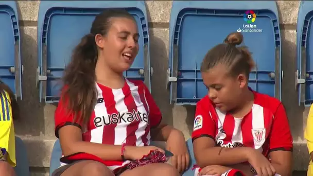 Calentamiento Cádiz CF vs Athletic Club