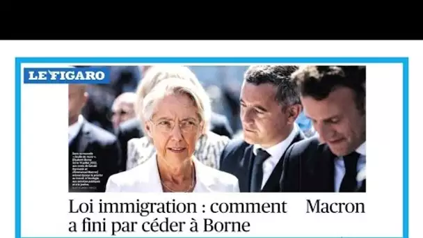 "Loi immigration : comment Macron a fini par céder à Borne" • FRANCE 24