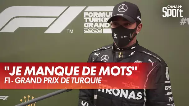 La première réaction de Lewis Hamilton après son 7ème titre