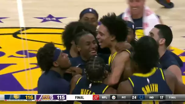 Andrew Nembhard Drains 3-Pointer At The Buzzer For The Win! #TissotBuzzerBeater